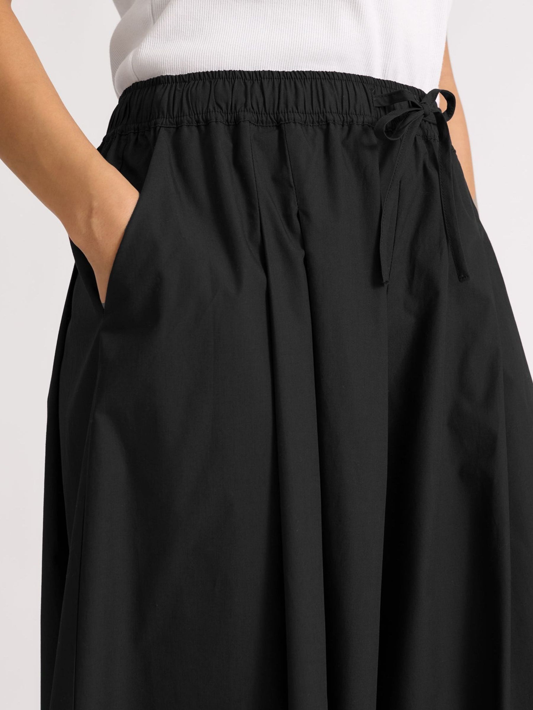 Buy Albaray Black Cotton Wide Culottes from Next USA