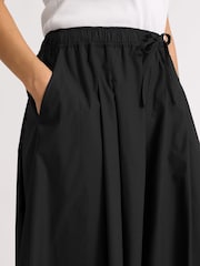 Albaray Black Cotton Wide Culottes - Image 3 of 5