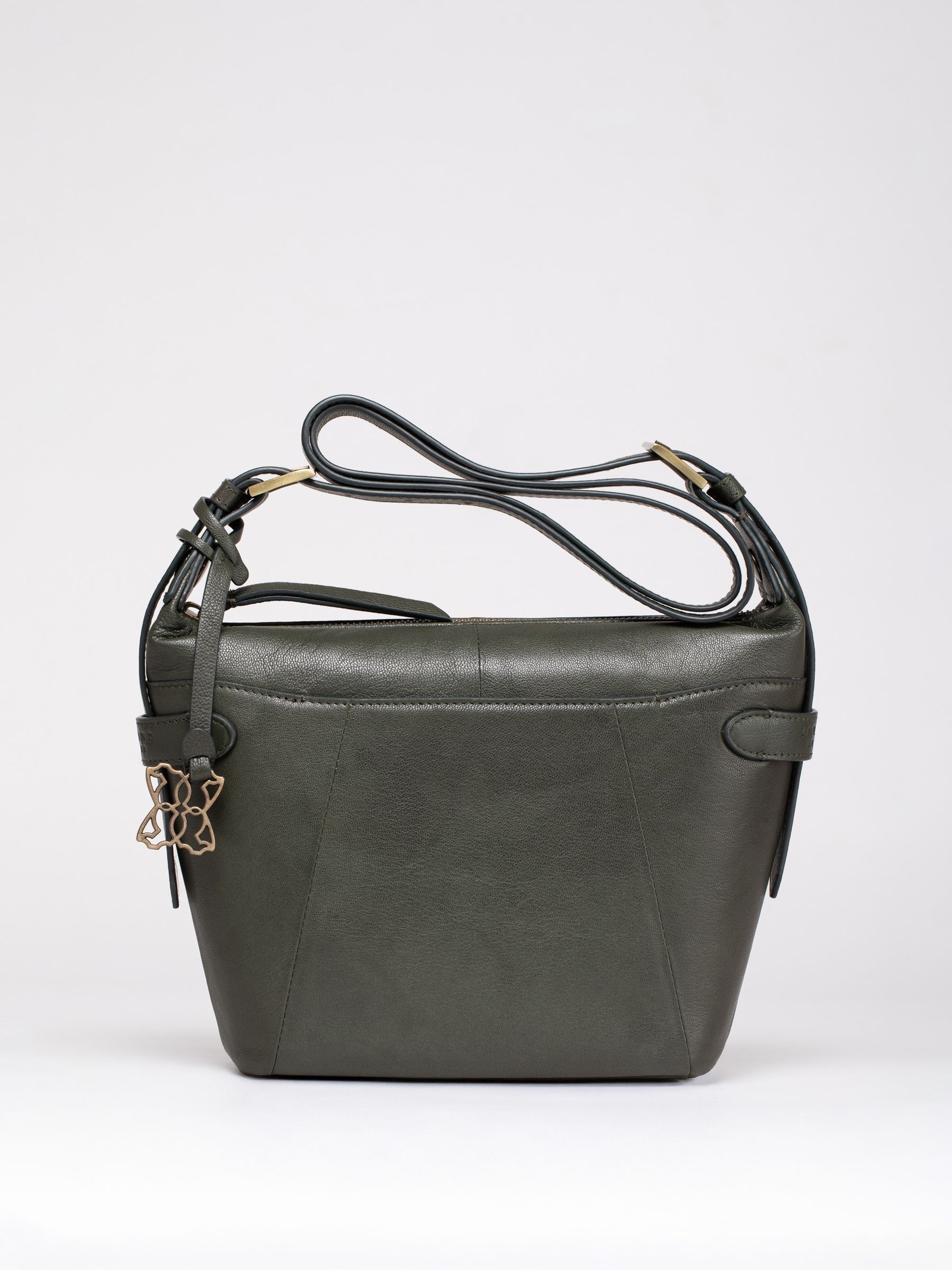 Lakeland Leather Women's Green Newby Cross-Body Bag