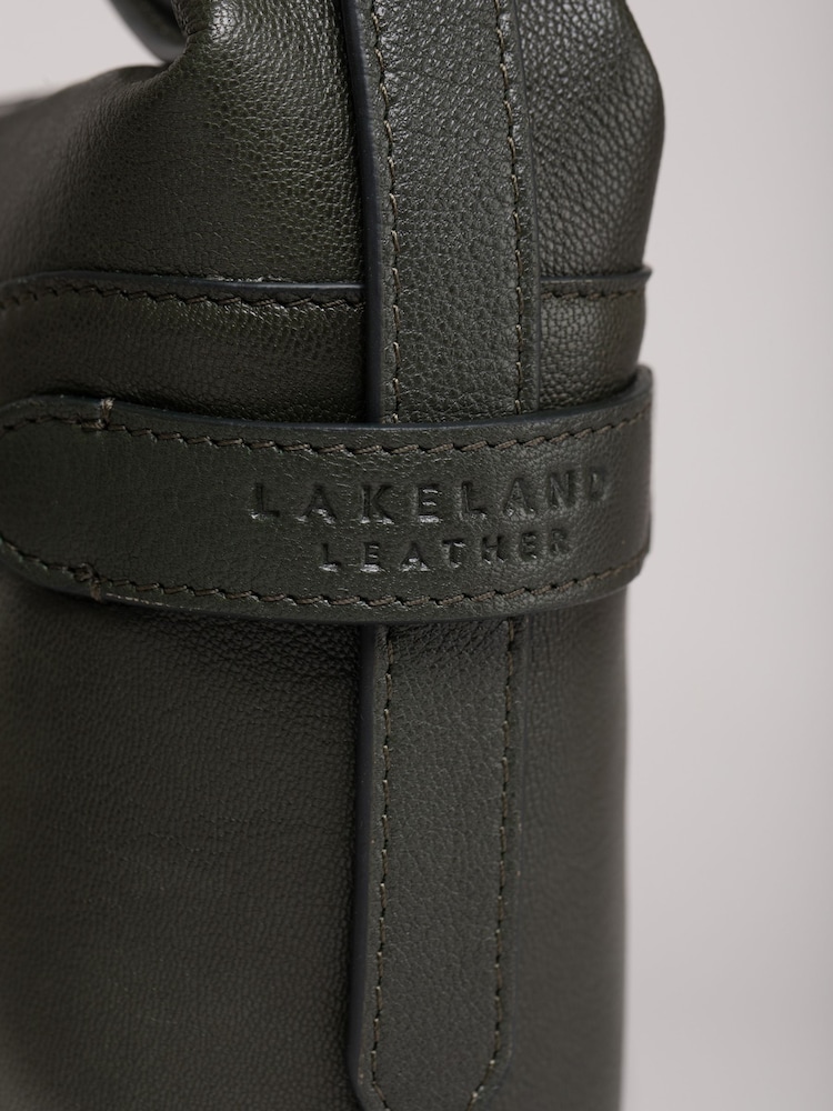 Lakeland Leather Green Newby Cross-Body Bag - Image 6 of 6 Lakeland Leather Green Newby Cross-Body Bag - Image 6 of 6
