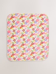 Floral Fleece Baby Blanket - Image 1 of 3