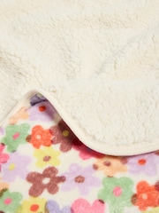 Floral Fleece Baby Blanket - Image 3 of 3