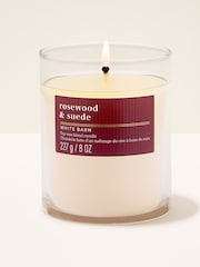 Bath & Body Works Rosewood & Suede Single Wick Candle 227g - Image 1 of 3