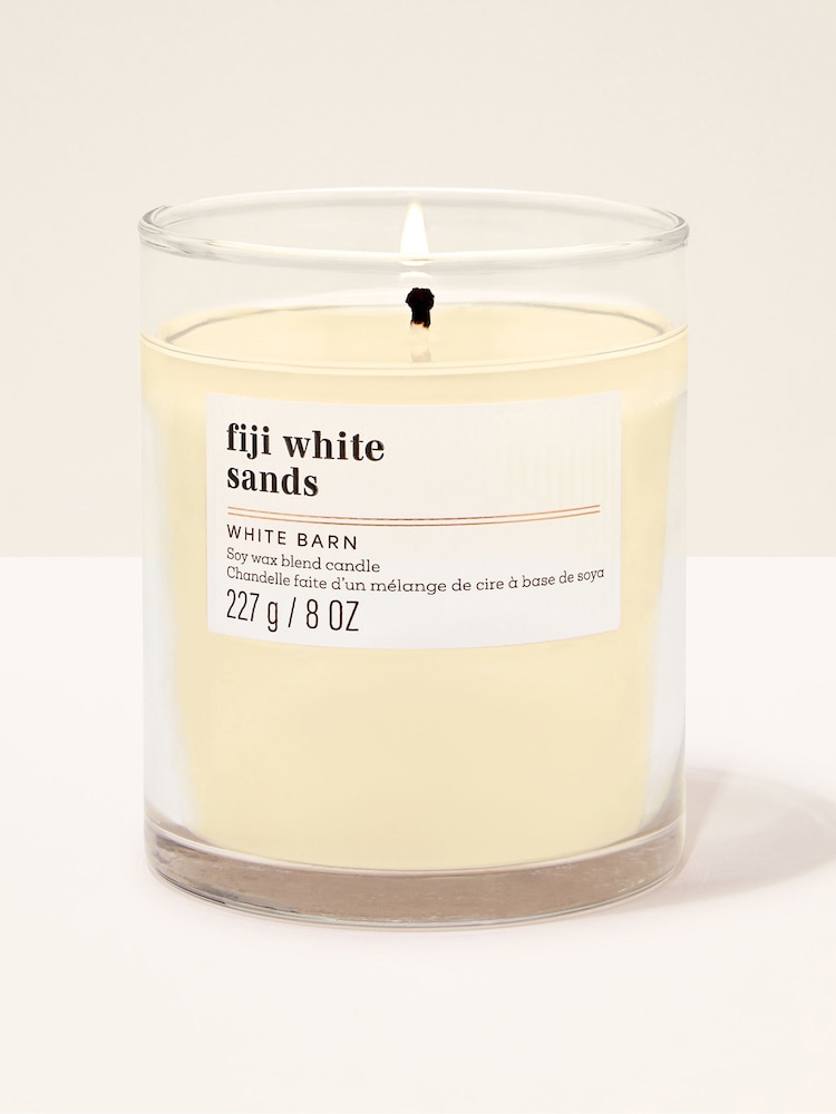 Bath & Body Works White Sands Single Wick Candle 227g - Image 1 of 2