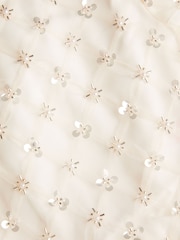 Monsoon White Gracie Embellished Peplum Top - Image 4 of 4