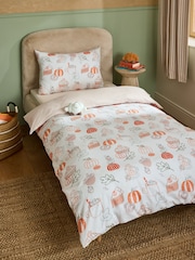 Pumpkin Supersoft Brushed 100% Cotton Duvet Cover and Pillowcase Set - Image 1 of 4