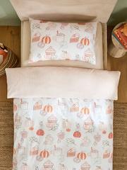 Pumpkin Supersoft Brushed 100% Cotton Duvet Cover and Pillowcase Set - Image 3 of 4