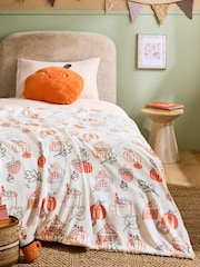 Pumpkin Sherpa Fleece Throw - Image 1 of 4