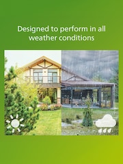 Philips Black LED Fyce Outdoor Solar Pedestal Light - Image 3 of 6