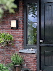 Philips Black LED Arbour Outdoor Wall Lantern with PIR - Image 2 of 5