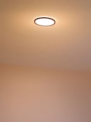 Philips Black LED Superslim 15W 27K Ceiling Light - Image 1 of 6