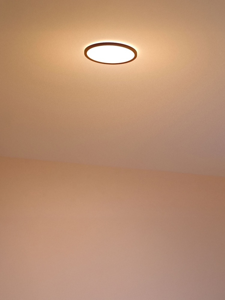 Philips Black LED Superslim 15W 27K Ceiling Light - Image 1 of 6