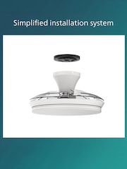 Philips Nickel LED Atlas 45W+35W Ceiling Fan Light - Image 4 of 6