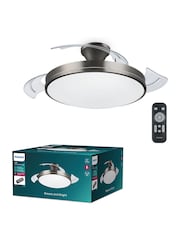 Philips Nickel LED Atlas 45W+35W Ceiling Fan Light - Image 6 of 6