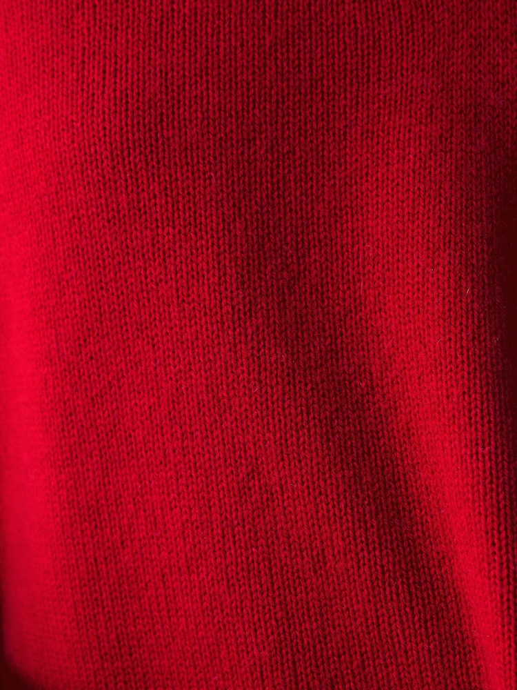 Jigsaw Red Wool Cashmere Blend V-Neck Jumper - Image 4 of 4 Jigsaw Red Wool Cashmere Blend V-Neck Jumper - Image 4 of 4