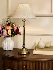 Laura Ashley Brass Ludchurch Complete Table Lamp - Image 1 of 6