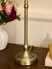 Laura Ashley Brass Ludchurch Complete Table Lamp - Image 4 of 6