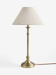 Laura Ashley Brass Ludchurch Complete Table Lamp - Image 6 of 6