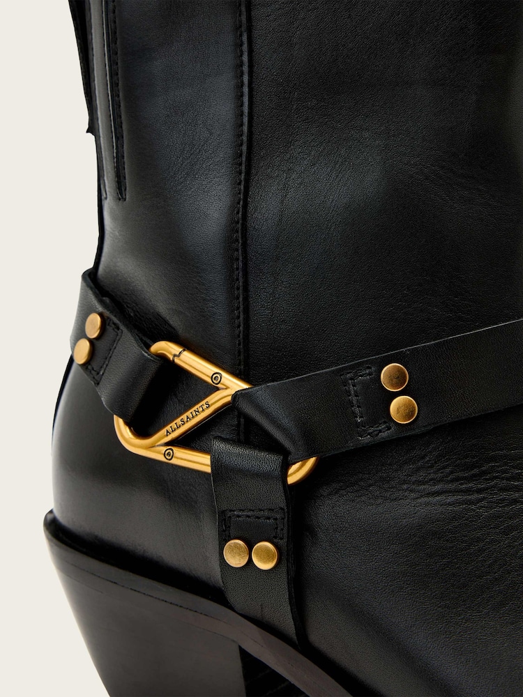 AllSaints Fox Carabiner Boots - Imaginea 5 din 5