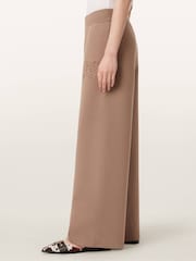 AllSaints Brown Sonny Knit Trousers - Image 5 of 7