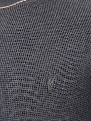 AllSaints Blue Aspen Crew Neck Jumper - Image 4 of 9
