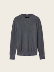 AllSaints Blue Aspen Crew Neck Jumper - Image 9 of 9