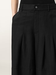 AllSaints Black Sherell Trousers - Image 3 of 7