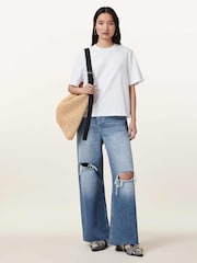 AllSaints White Lisa Haven T-Shirt - Image 4 of 5