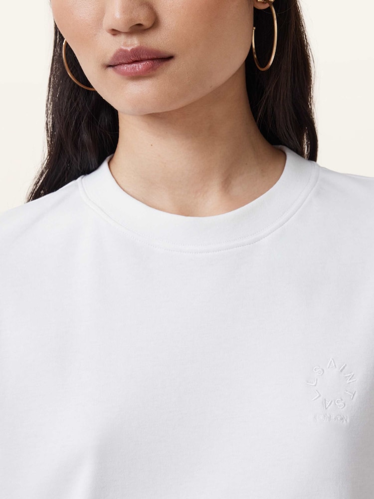 AllSaints White Lisa Haven T-Shirt - Image 5 of 5
