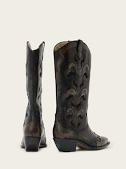 AllSaints Brown Dolly Boots - Image 3 of 5
