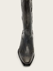 AllSaints Brown Dolly Boots - Image 4 of 5
