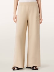 AllSaints White Sonny Knit Trousers - Image 1 of 8