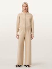 AllSaints White Sonny Knit Trousers - Image 3 of 8