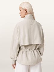 AllSaints White Flor Jacket - Image 6 of 8