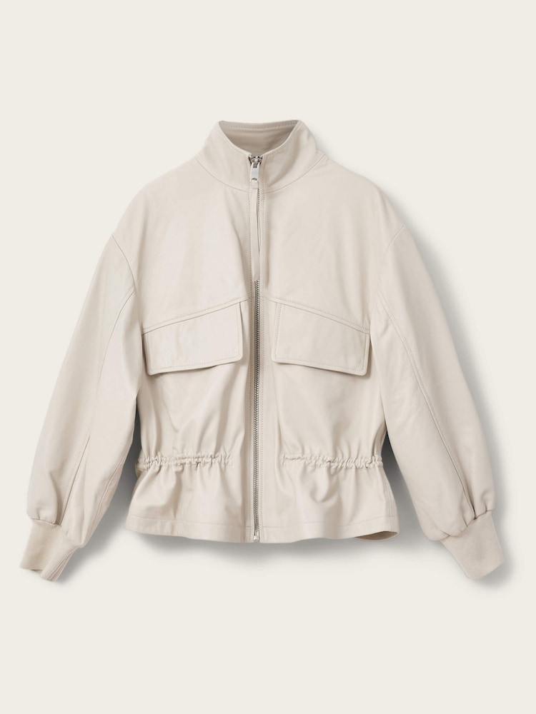 AllSaints White Flor Jacket - Image 8 of 8