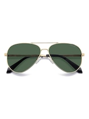 Polaroid Pilot Gold Sunglasses - Image 4 of 6