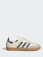 adidas Originals Neutral Liberty London Junior Samba OG Trainers - Image 1 of 8