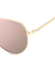 Polaroid Kids Pink Pilot Sunglasses - Image 4 of 6