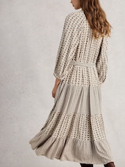 White Stuff Black Clementine Midi Dress - Image 3 of 6