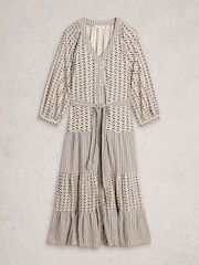 White Stuff Black Clementine Midi Dress - Image 5 of 6