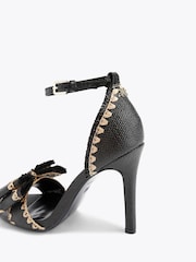 KG Kurt Geiger Black Robbie High Heel Sandals - Image 3 of 4