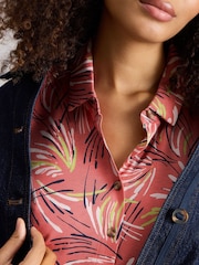 White Stuff Pink Ria Jersey Shirt Dress - Image 4 of 6