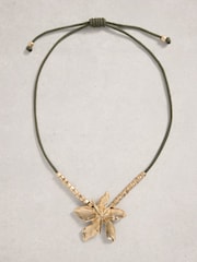 White Stuff Fleur Stud Necklace - 圖片 1/2