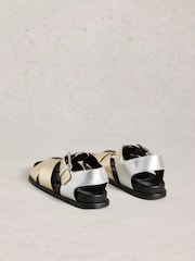 White Stuff Metallic City Fisherman Sandals - Image 3 of 4