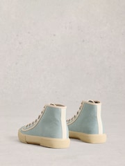 White Stuff Blue Pippa Hi-Top Trainers - Image 3 of 4
