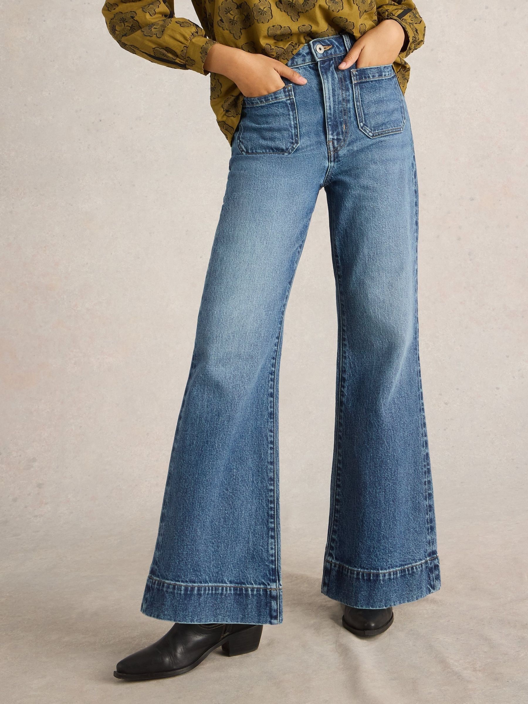 Buy White Stuff Blue Frankie Flare Jeans from Next USA
