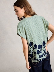 White Stuff Green Kate Top - Image 2 of 6