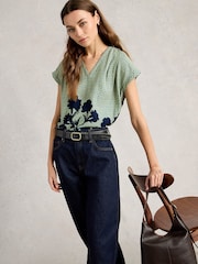 White Stuff Green Kate Top - Image 4 of 6