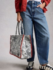 White Stuff תיק סל ז'קארד, דגם Jasmine - תמונה 5 מתוך 5