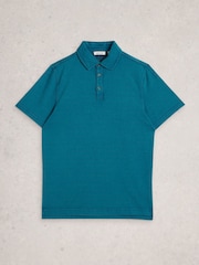 Albastru - White Stuff Tunstall Overdye Polo Shirt - Imaginea 1 din 2